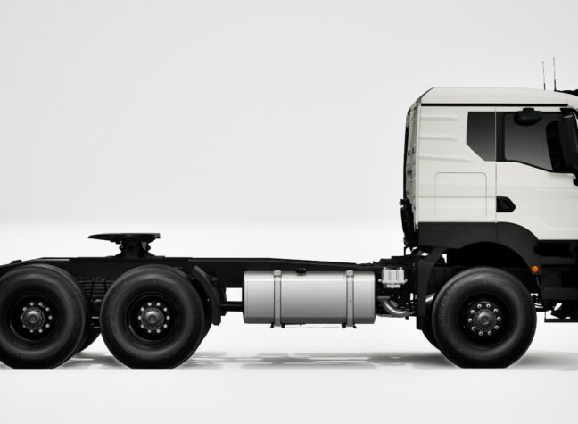 Cідловий тягач MAN TGS 40.480 6×6 під трал Doll M-1000, висота сідла 1549 мм