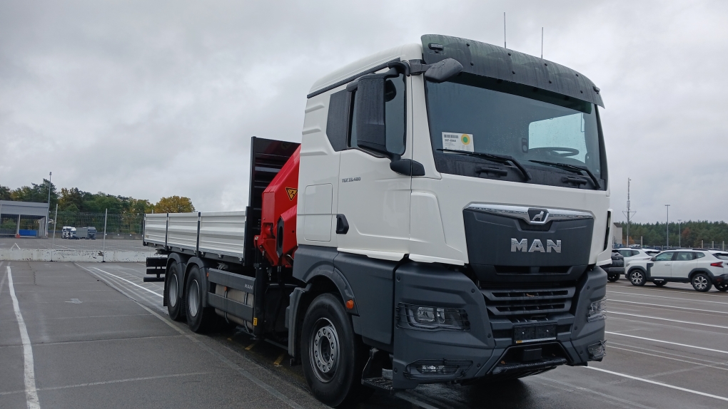 MAN TGX 33.480 6×4 з краном-маніпулятором Palfinger PK 23500