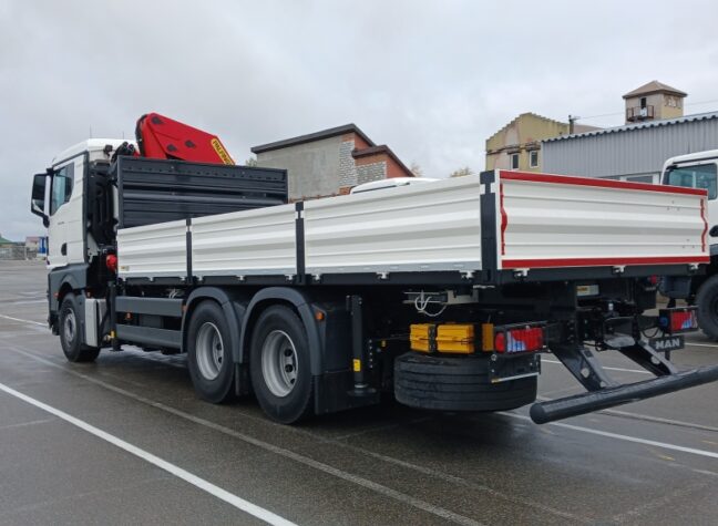 MAN TGX 33.480 6×4 з краном-маніпулятором Palfinger PK 23500