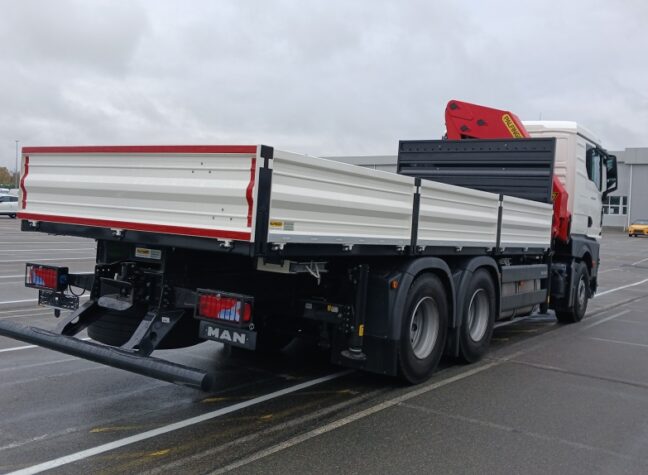 MAN TGX 33.480 6×4 з краном-маніпулятором Palfinger PK 23500